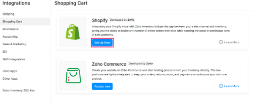 Zoho Integration